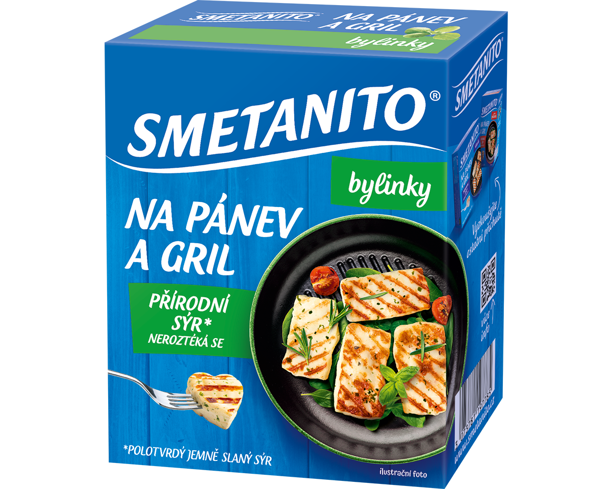 Sýr na pánev a gril s bylinkami